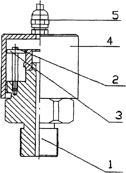 Integrated temperature thin film pressure sensor