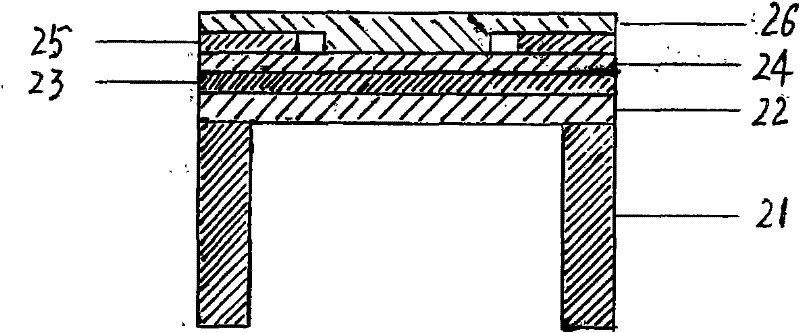 Integrated temperature thin film pressure sensor