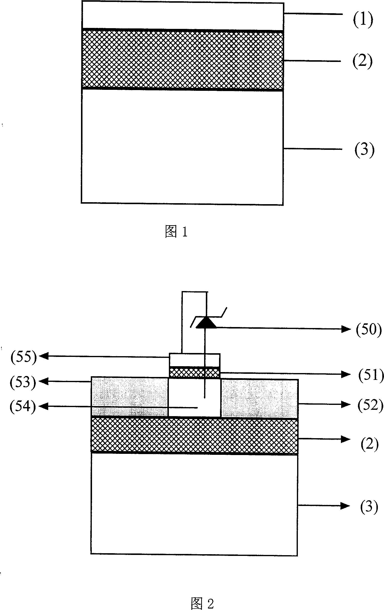 Method for grid connecting with SOI dynamic threshold transistor through anti-off schottky