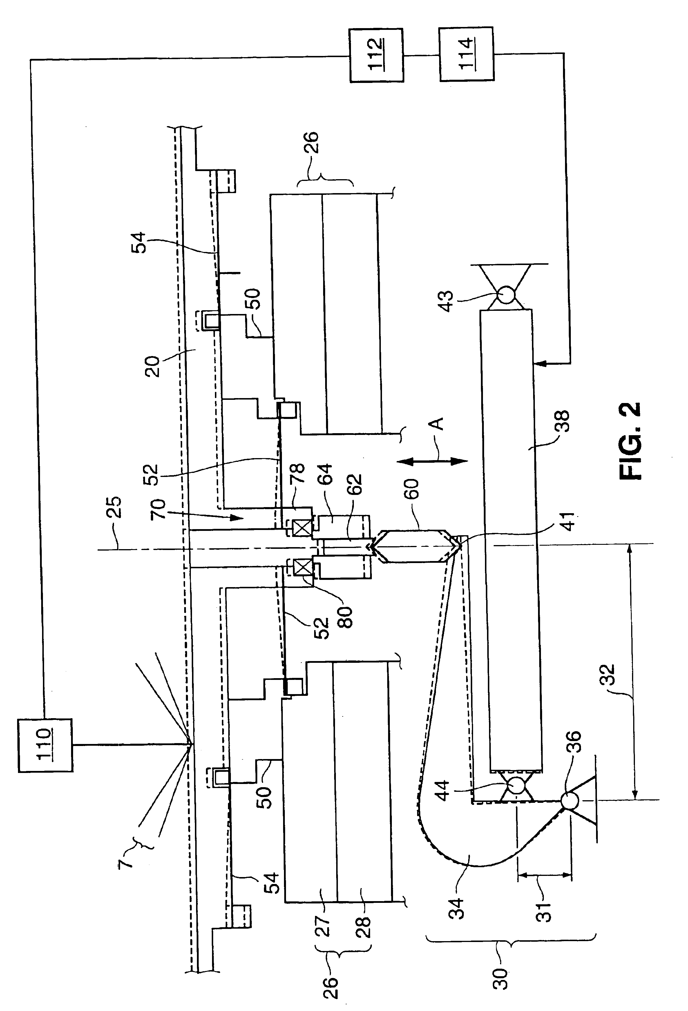 Rotational stage with vertical axis adjustment