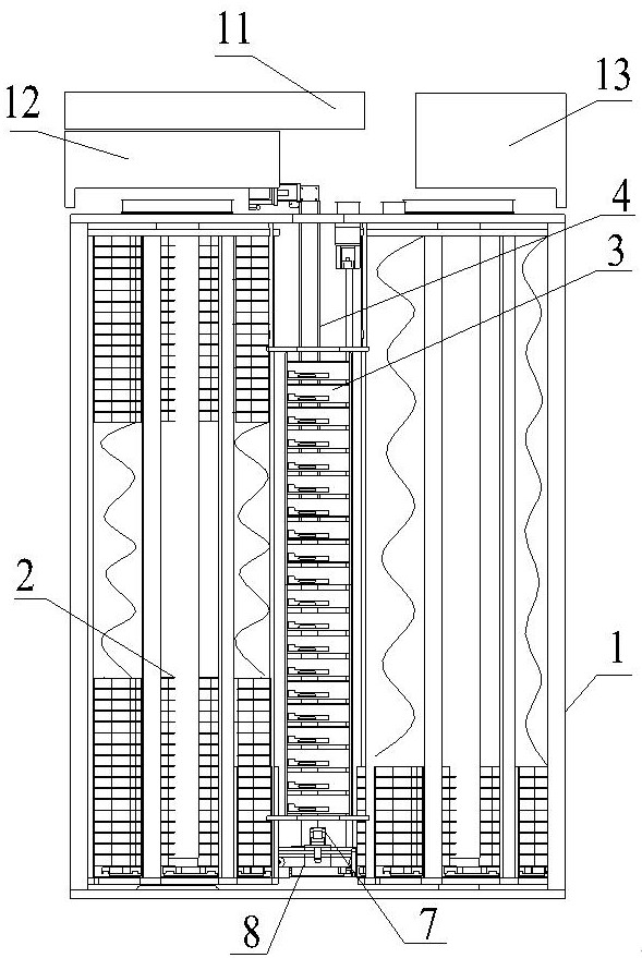 A pull-out and pluggable optical storage data center control system