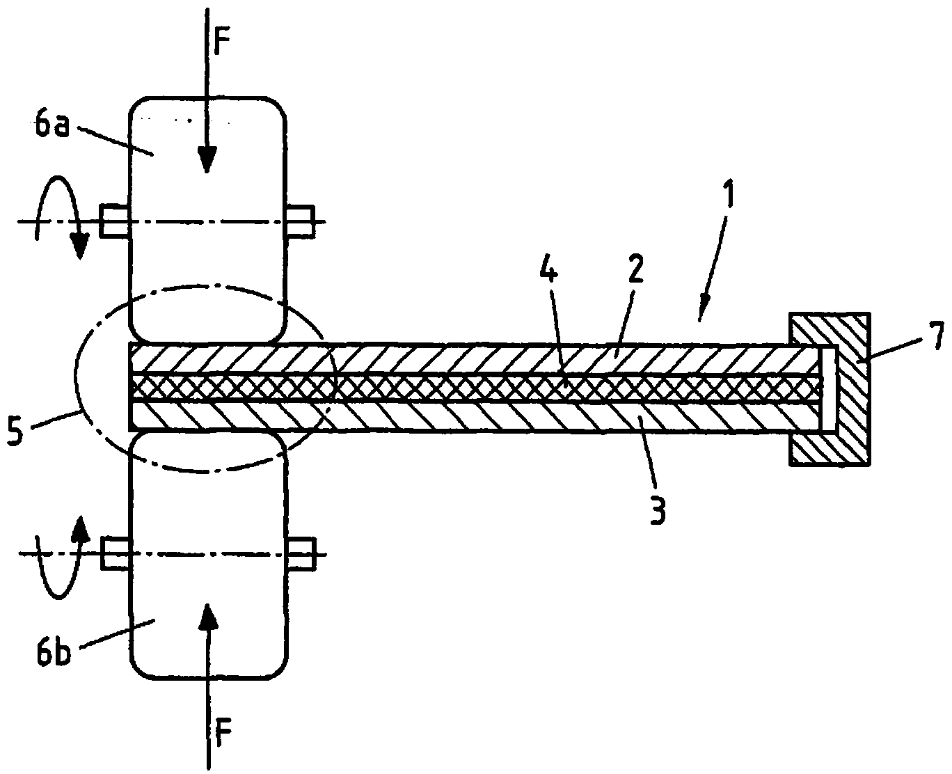 Method and device for producing a composite sheet-metal part with a metal edge region