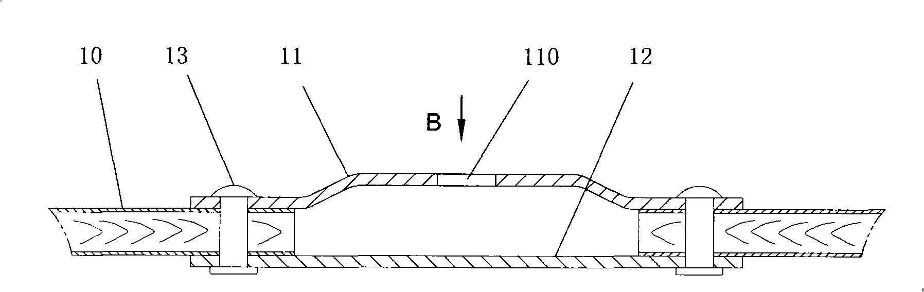 Side frame for large-scale box