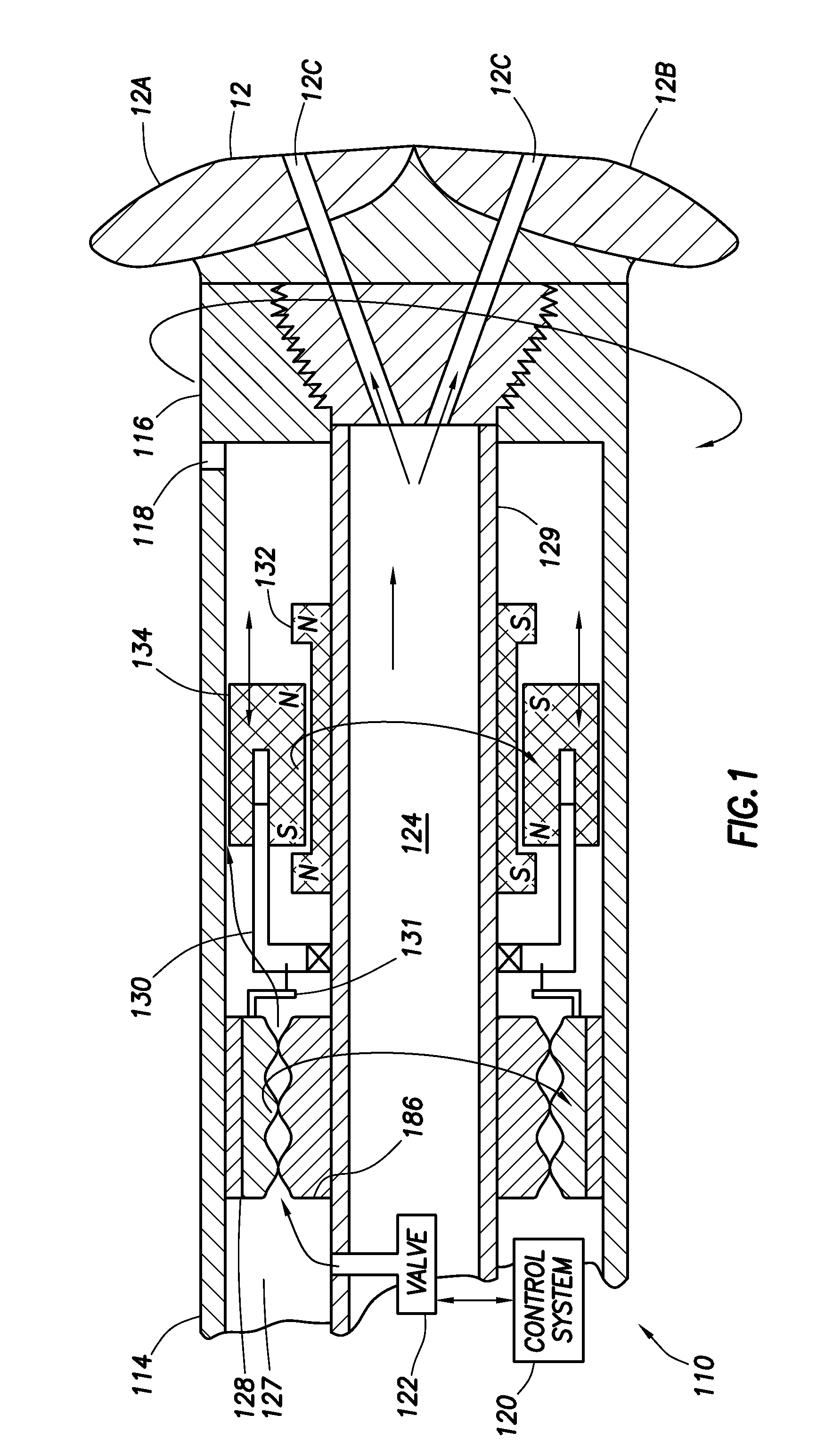 Wellbore instruments using magnetic motion converters