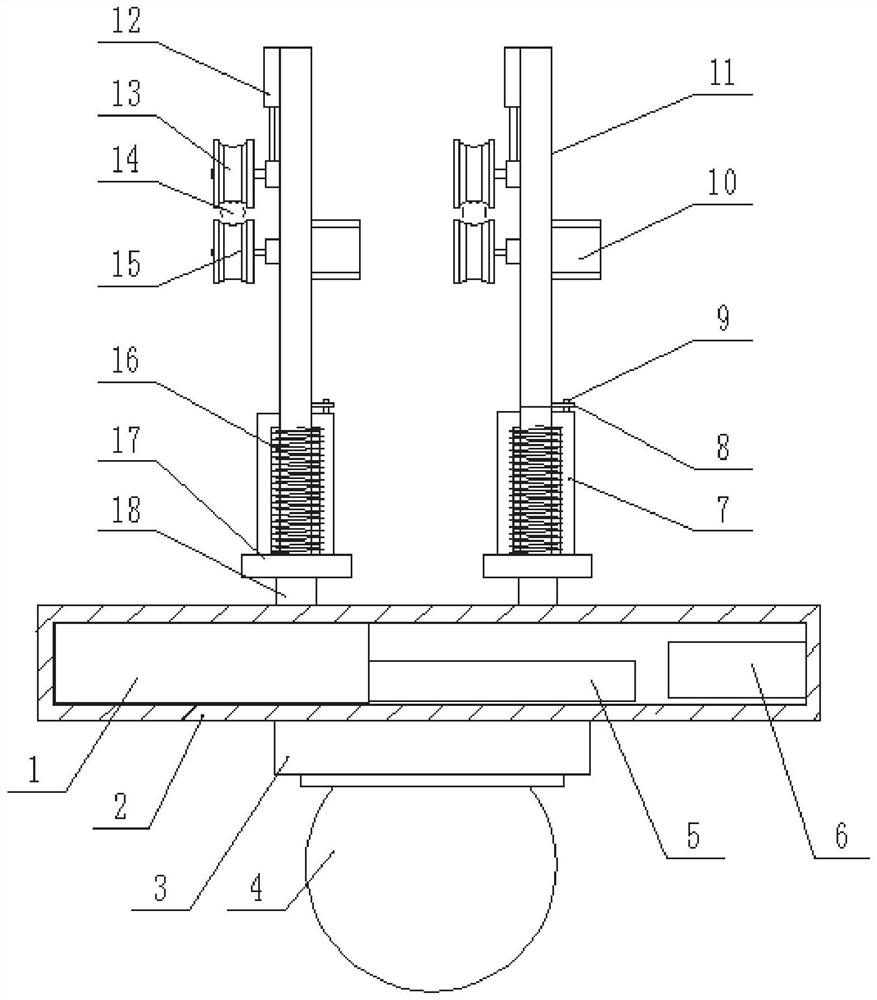 Electric power inspection robot, electric power inspection robot system and electric power inspection robot obstacle crossing method