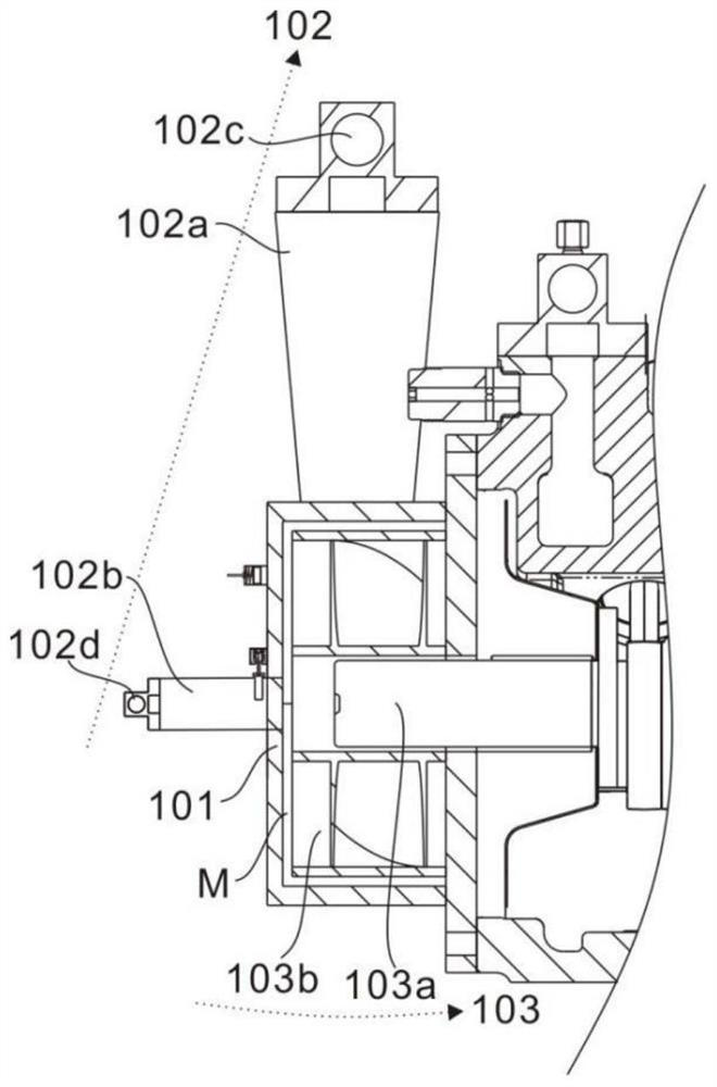 CO2 refrigeration piston compressor with turbine expansion mechanism