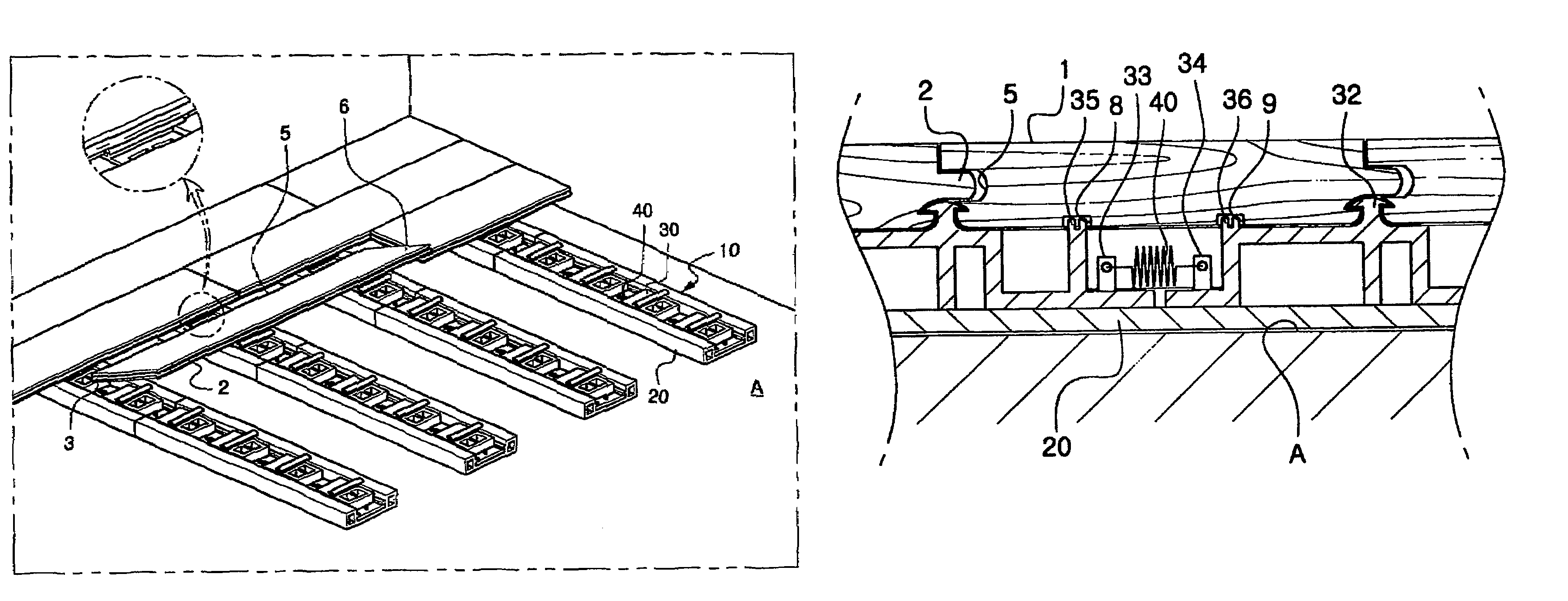 Installation method of panel and rail-type fixing apparatus