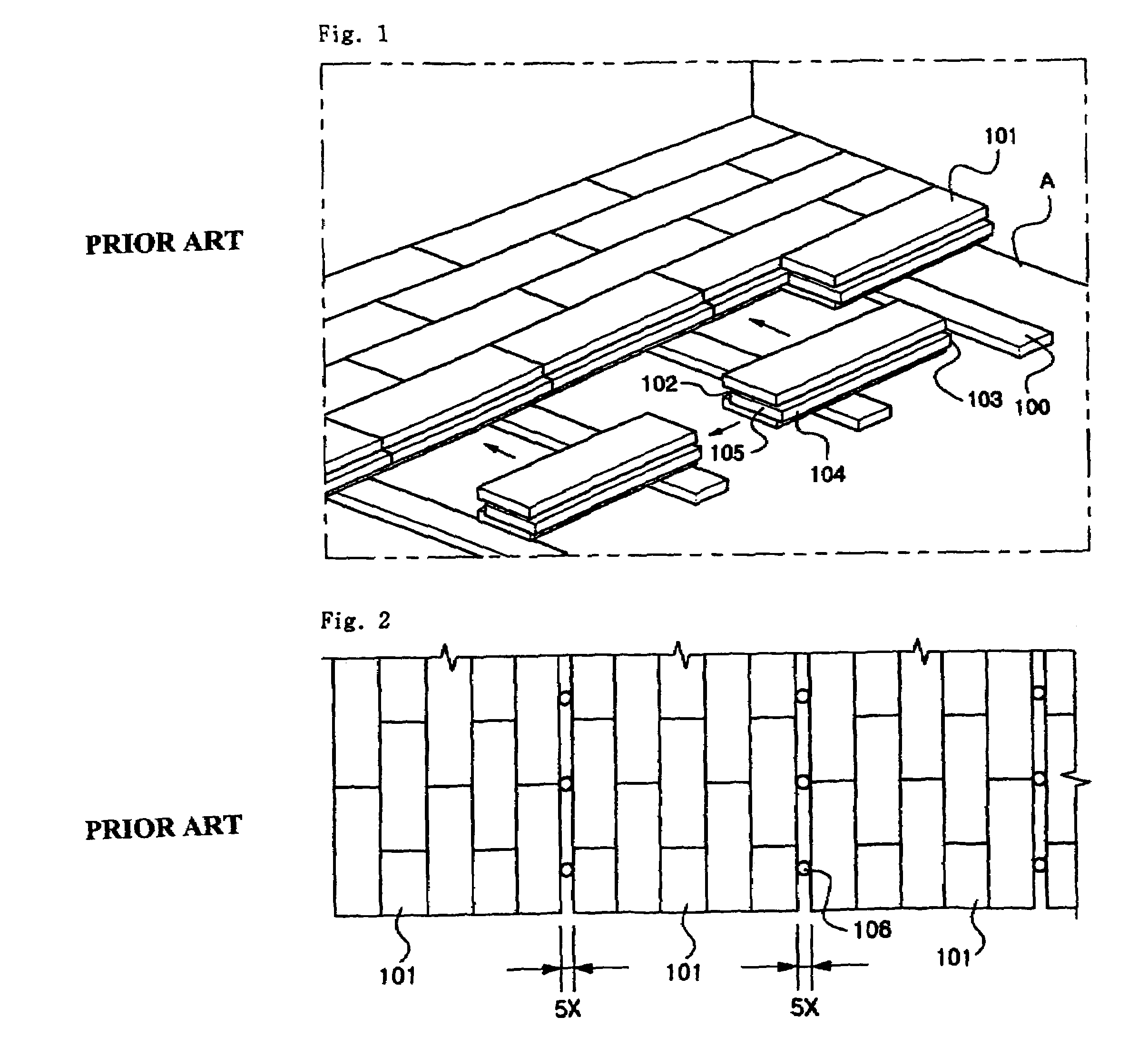 Installation method of panel and rail-type fixing apparatus