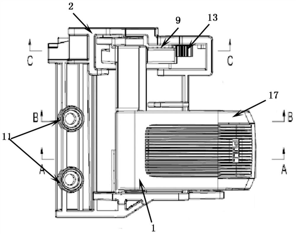 Hidden automobile inward-opening handle