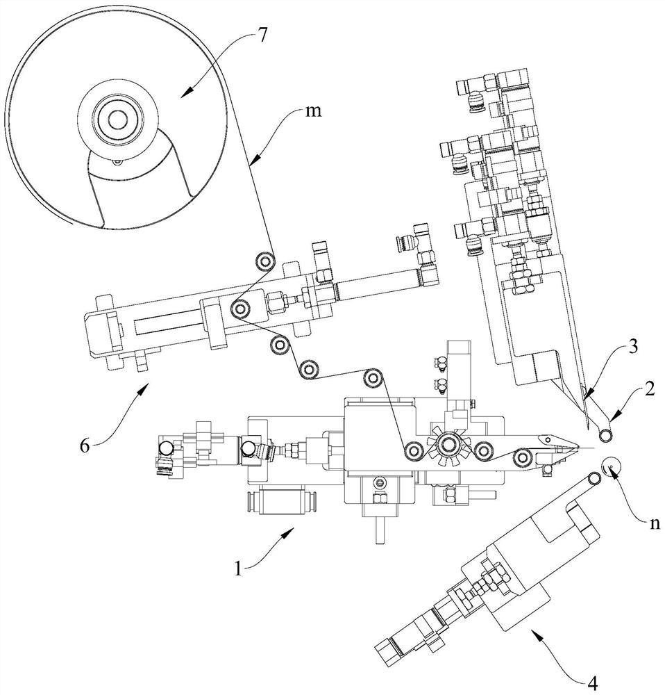 Battery cell rubberizing device