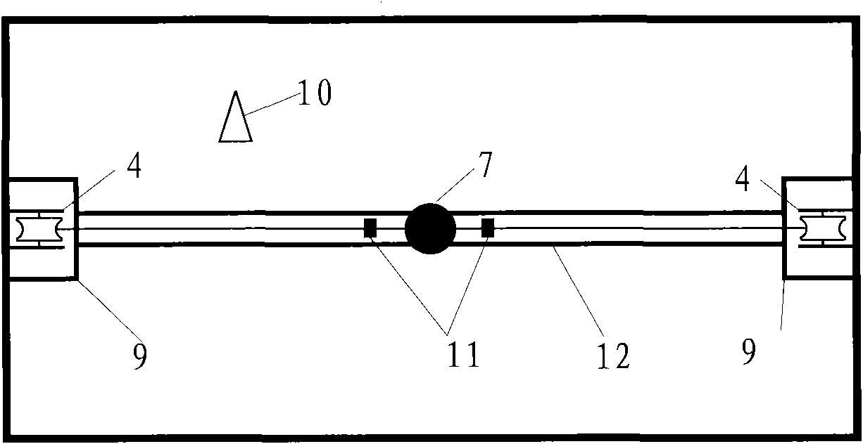 Device for measuring apparent viscosity of liquefied sand and method therefor