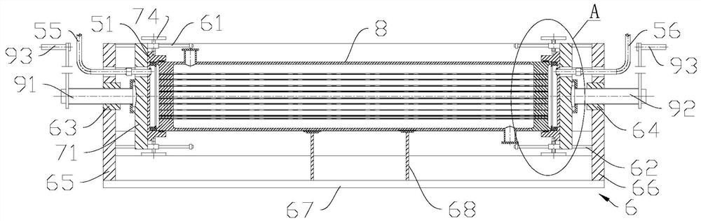 Tube bundle assembly rapid pressure test device