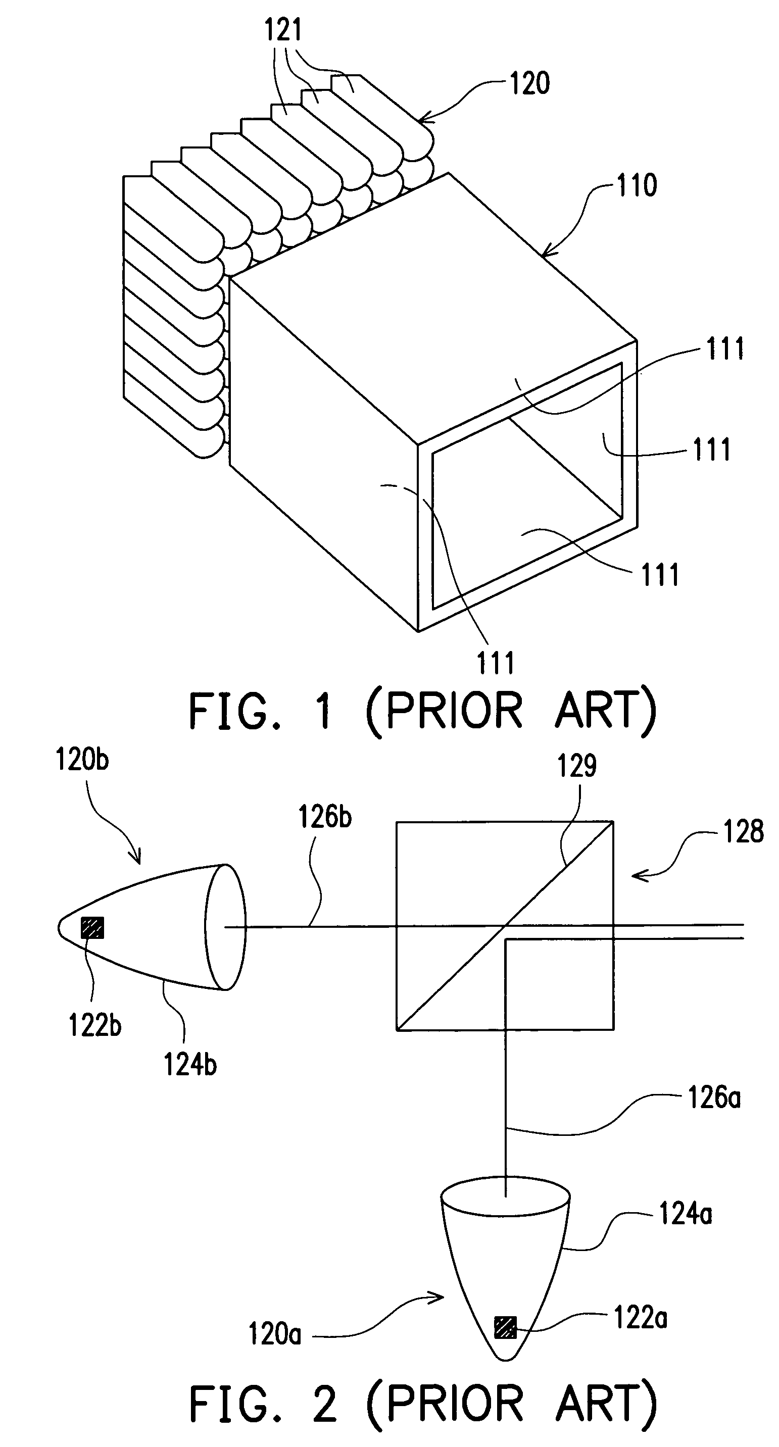 Structure of illuminating unit and structure of illuminating light source