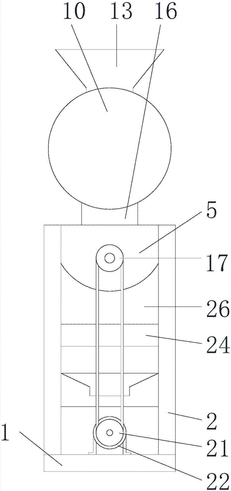 Corn threshing and sorting integrated device