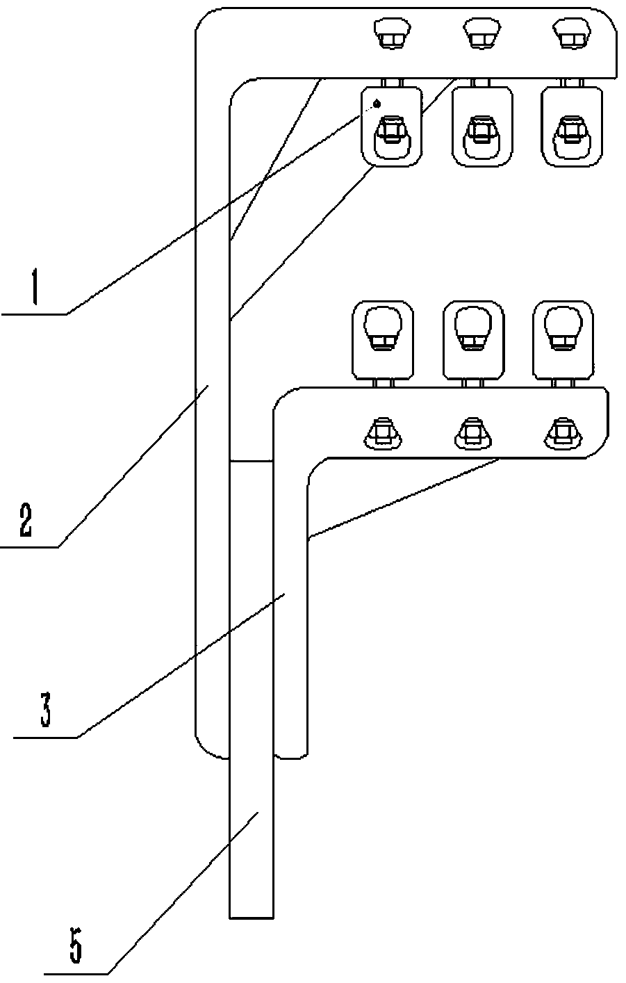 A kind of split wire clamp hardware