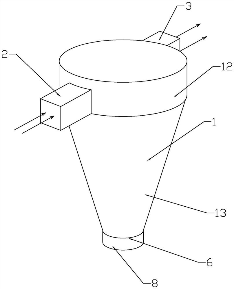 A cyclone air sterilizer