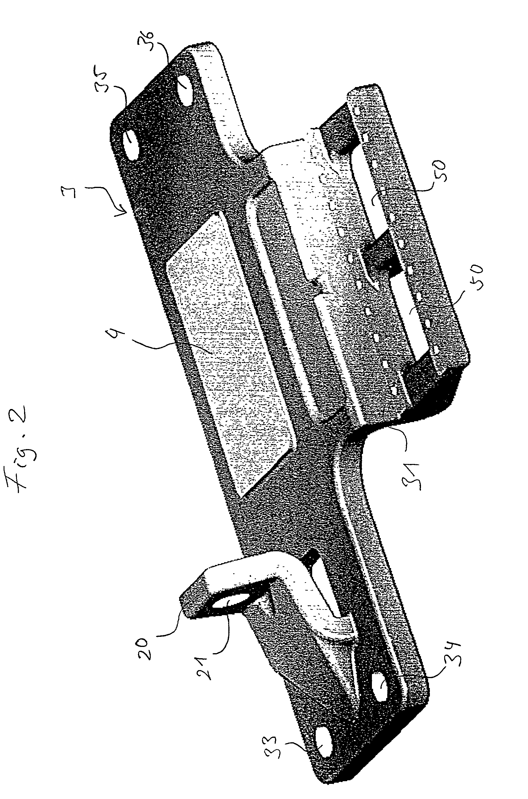 Tongue lifting device for tongue blades made of stock rail profiles