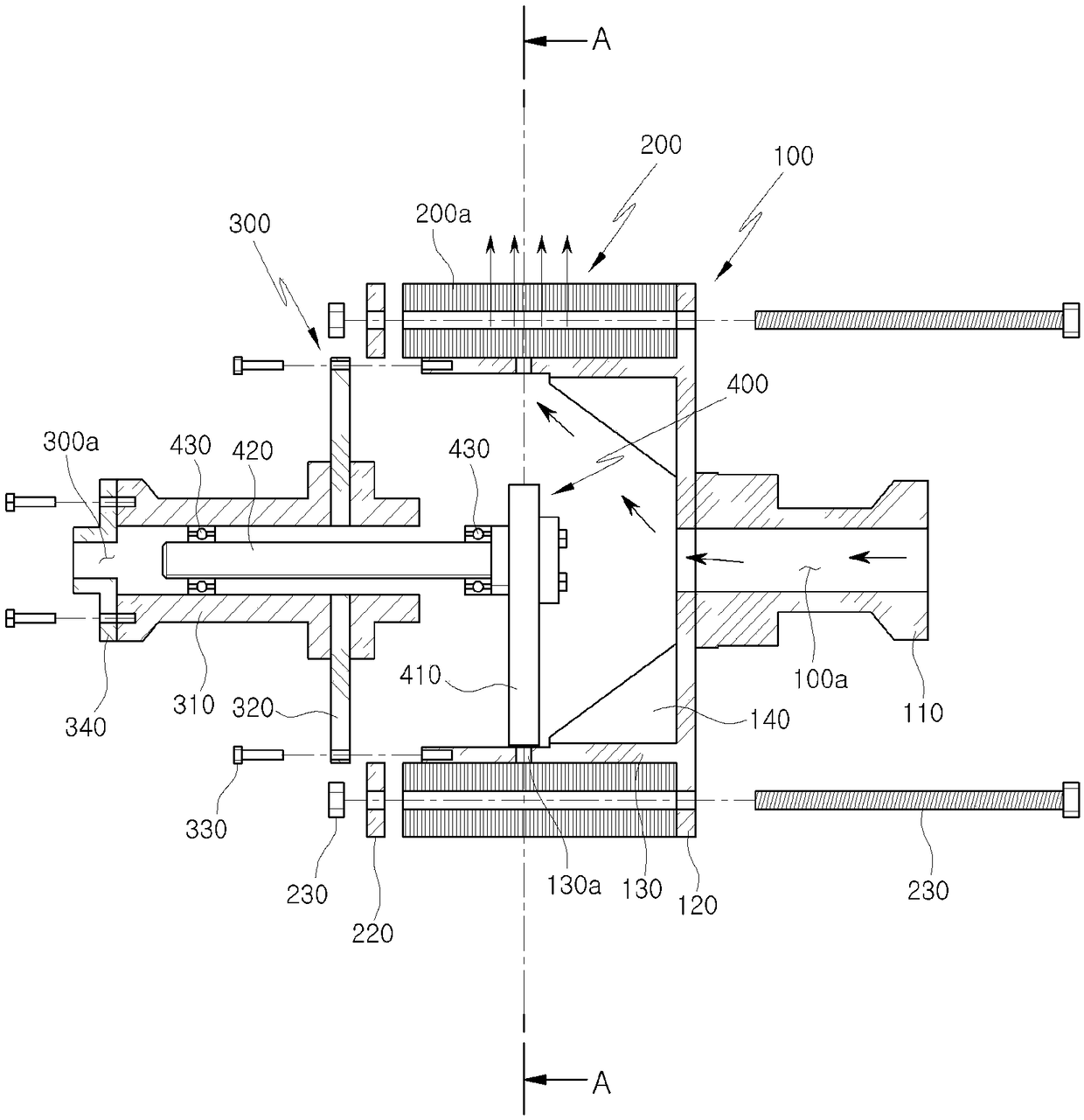 Fluid blowing roller