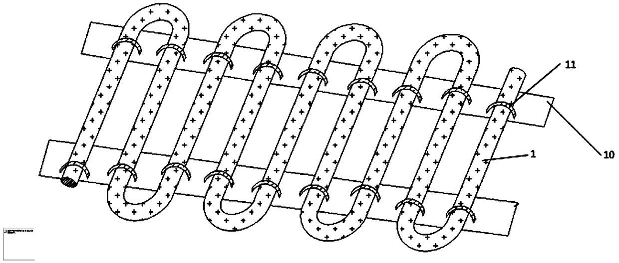 Low-voltage and weak-current movable floor heater