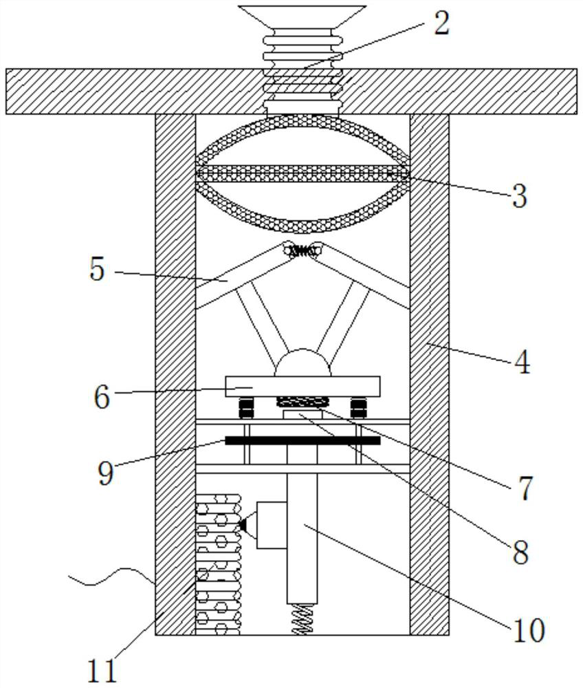 Energy-saving and environment-friendly computer heat dissipation adjusting device