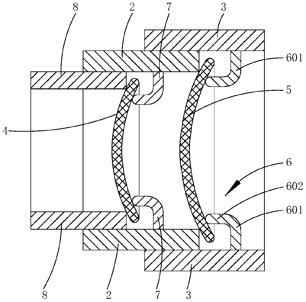 Lens group structure for vision detection and vision detection method