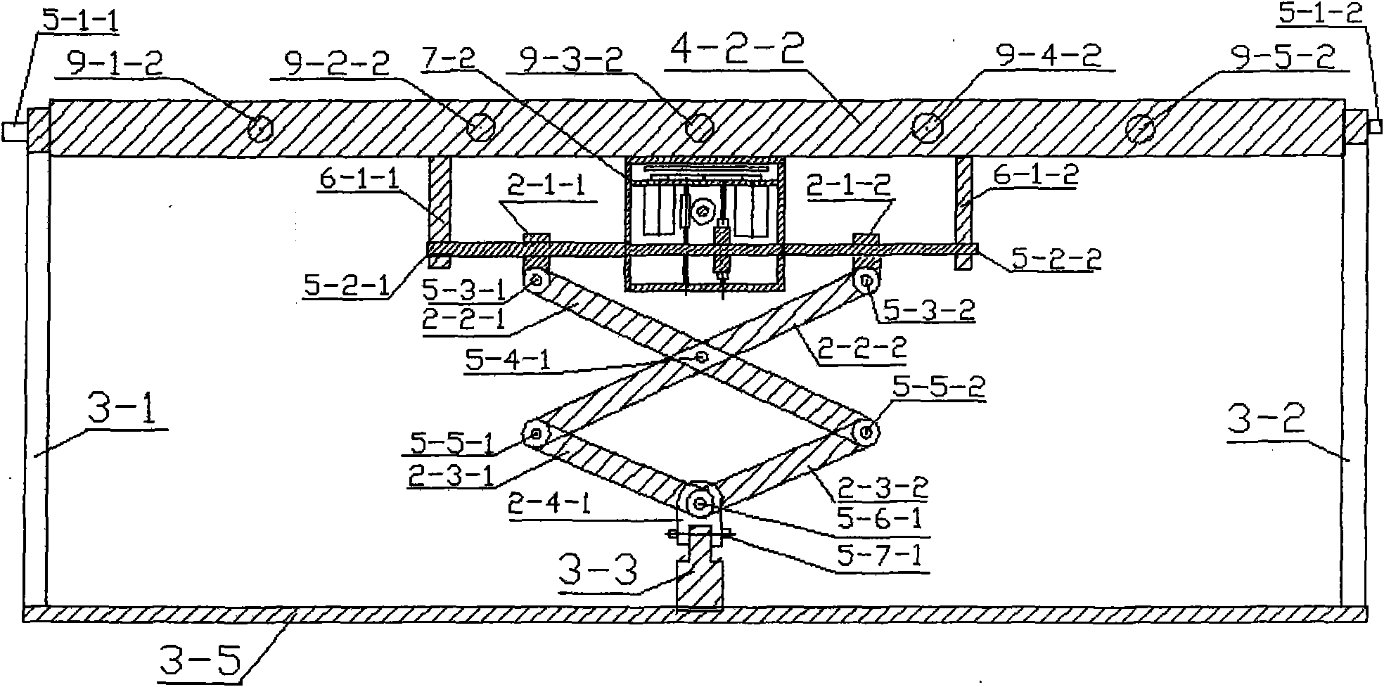 Toothed belt driven group synchronous multi-link long-stroke synchronous supporting tracking lighting solar domestic power supply