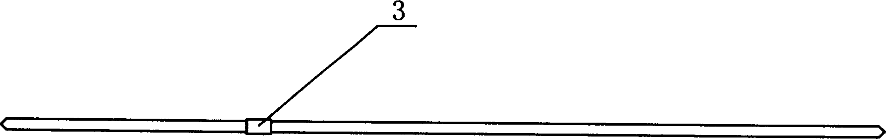 Probe connecting structure for detecting tool of printed circuit board