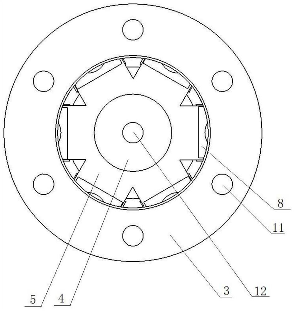 Internal rigid structure of soft mechanical arm and pneumatic mechanical arm type soft robot