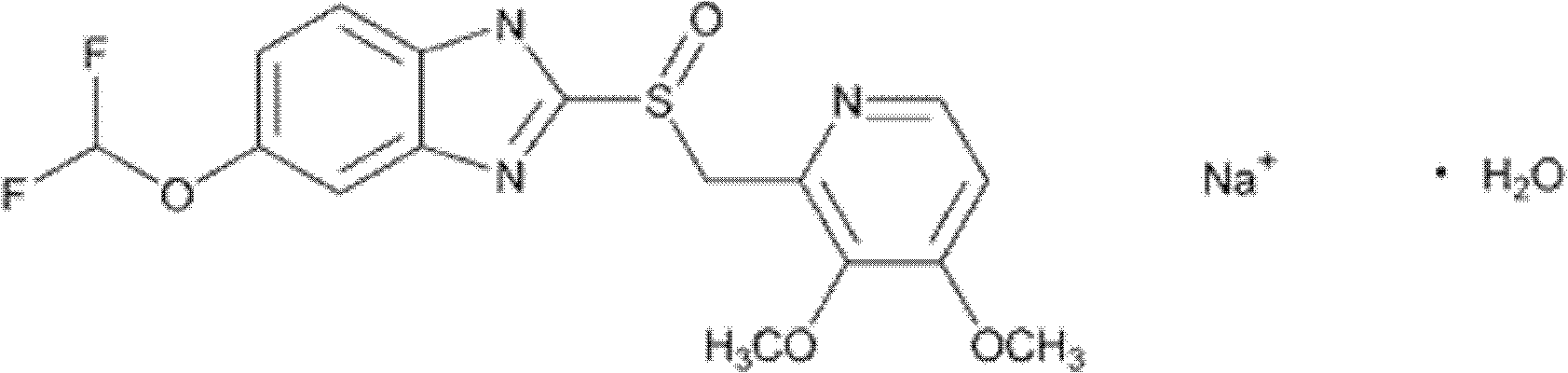 Pantoprazole sodium freeze-dried powder injection and preparation method thereof