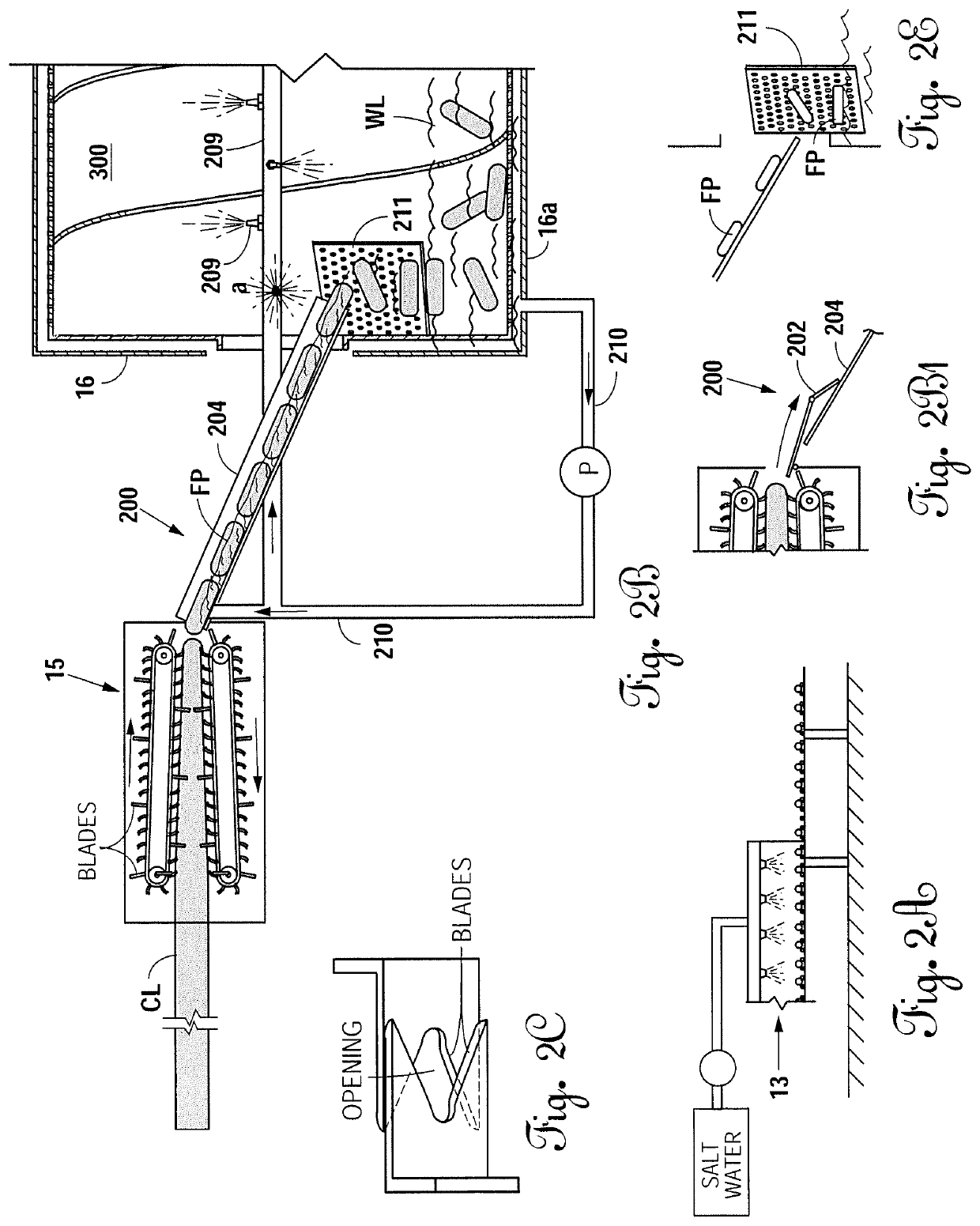 Low profile water bath co-extrusion process for sausage manufacturing, and machines for use therewith