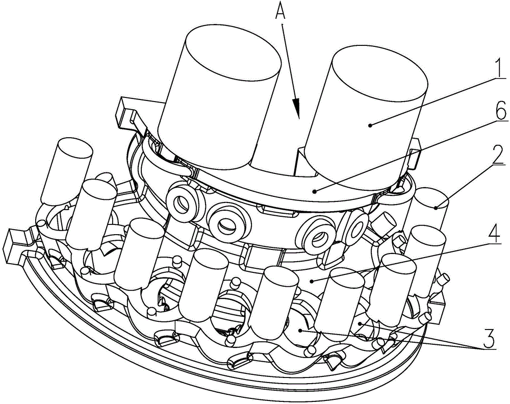 Heavy type gas turbine compressor exhaust cylinder casting process