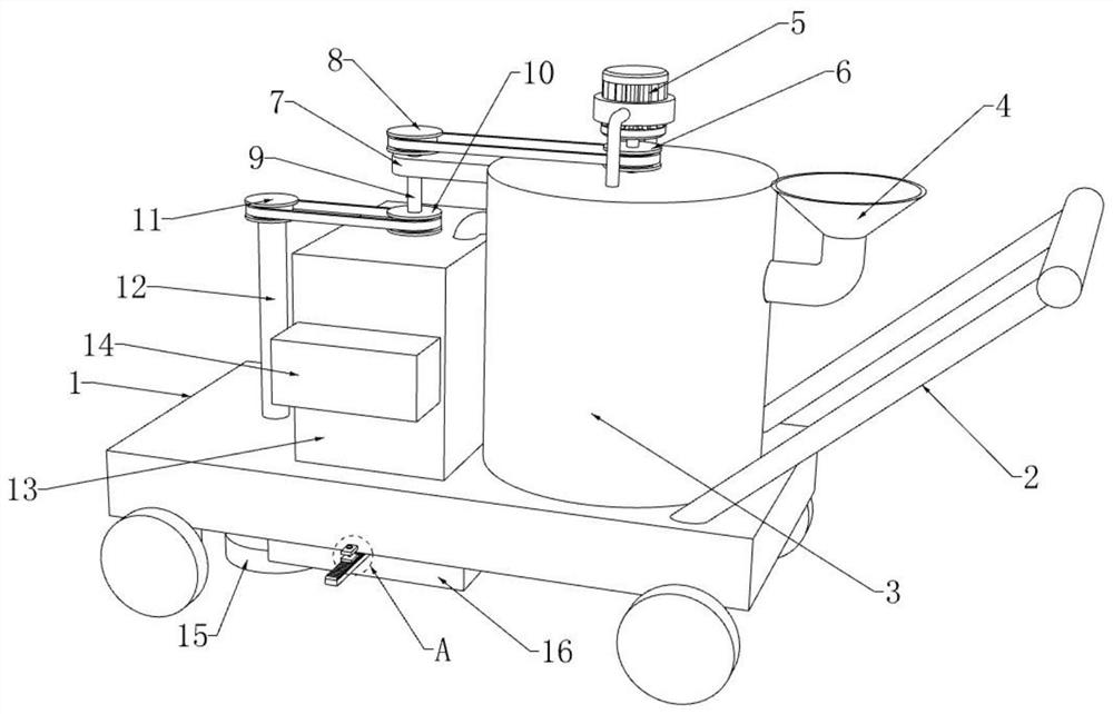 Marking device for regional development based on urban planning