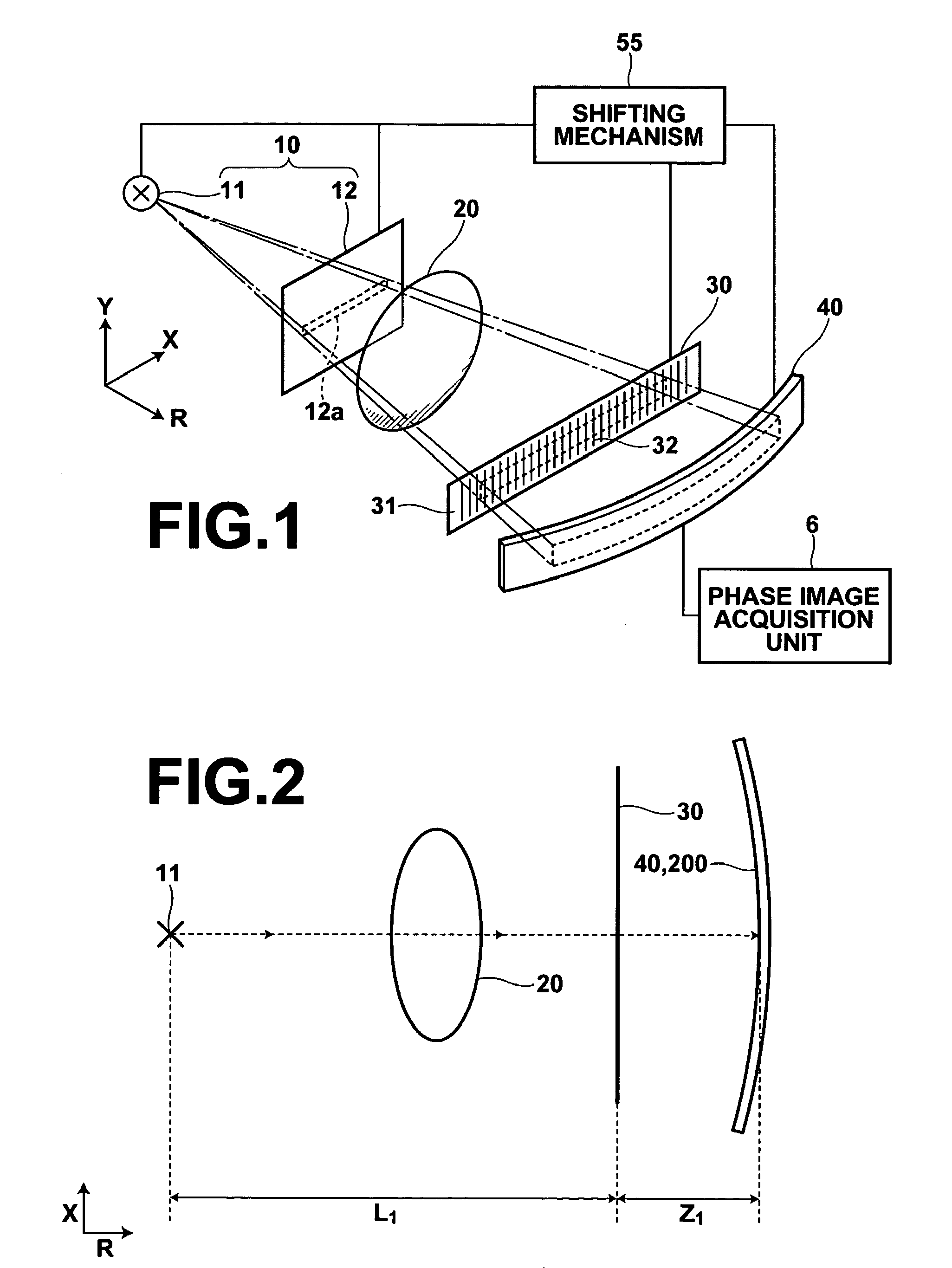 Radiation phase contrast imaging apparatus