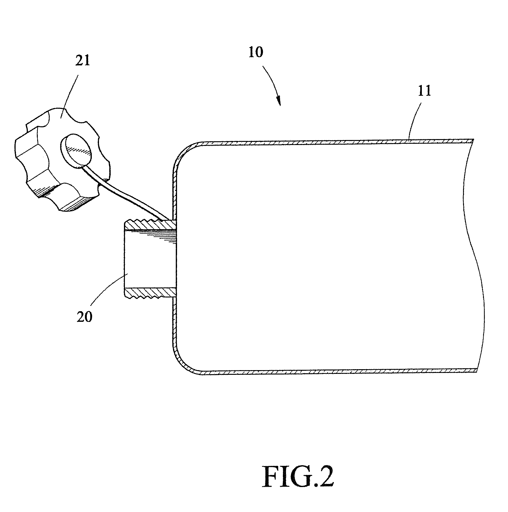 Layered structure of inflatable pad