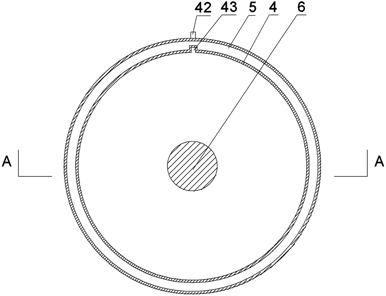 Extraction device for burn and scald film spraying medicine