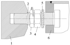 Double-section high-strength bolt anti-loosening connecting joint for space grid structure and construction and installation method thereof