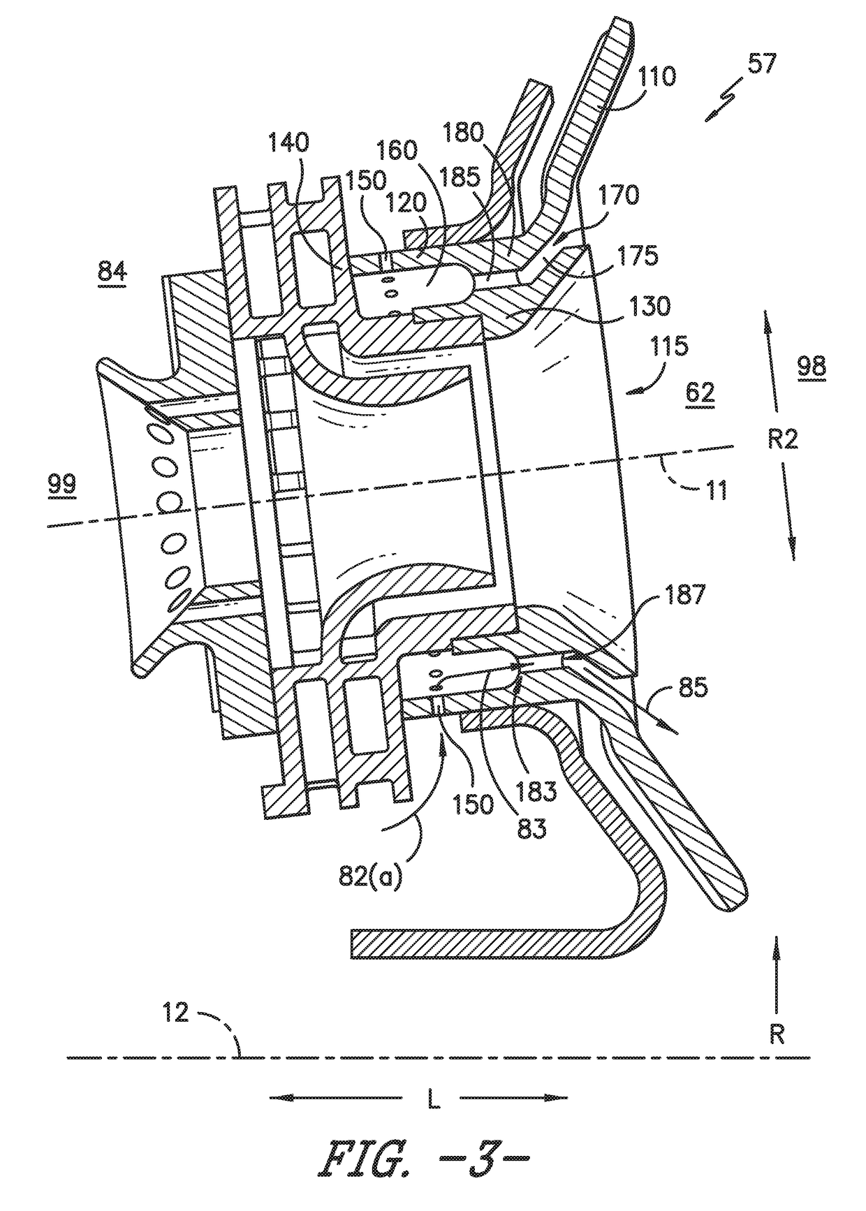 Combustor mixer purge cooling structure