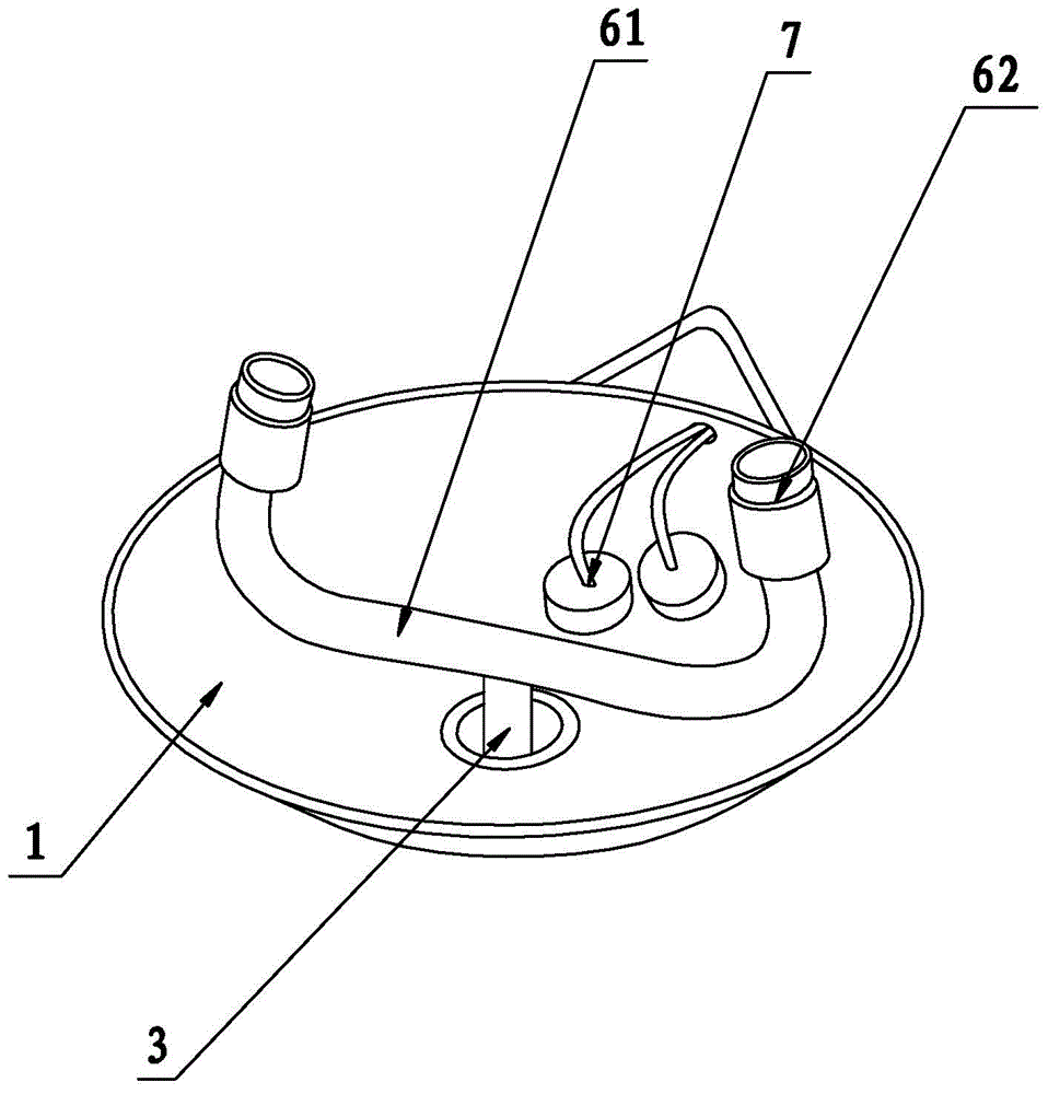 Double-headed eyewash device