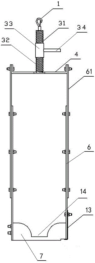 A tool for live replacement of a suspension insulator and its operating method