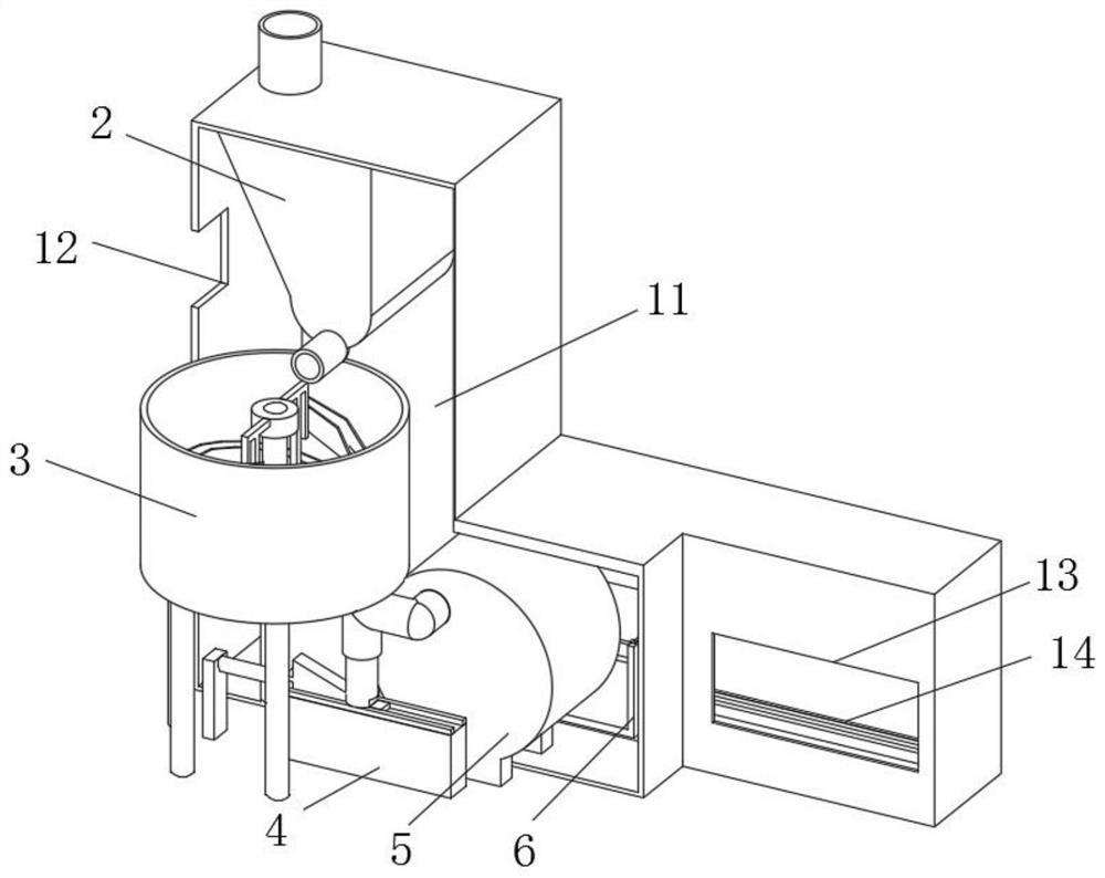 Polylactic resin production equipment capable of improving tensile strength