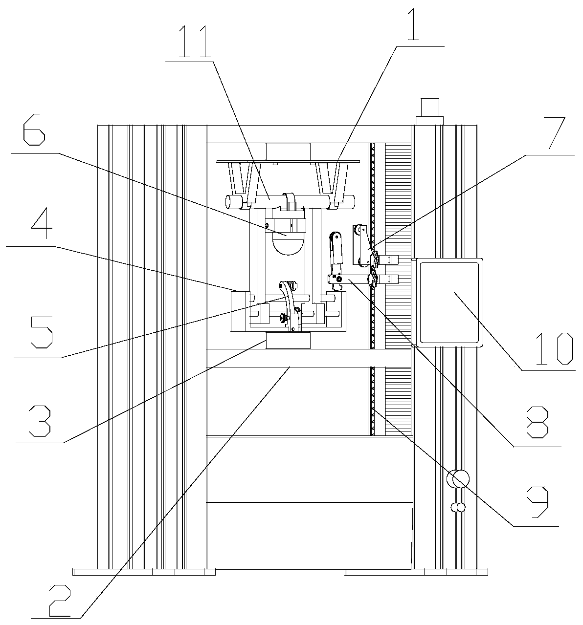 An indicator tensile testing machine