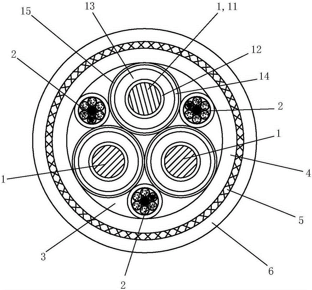 Composite cables for offshore oil platforms