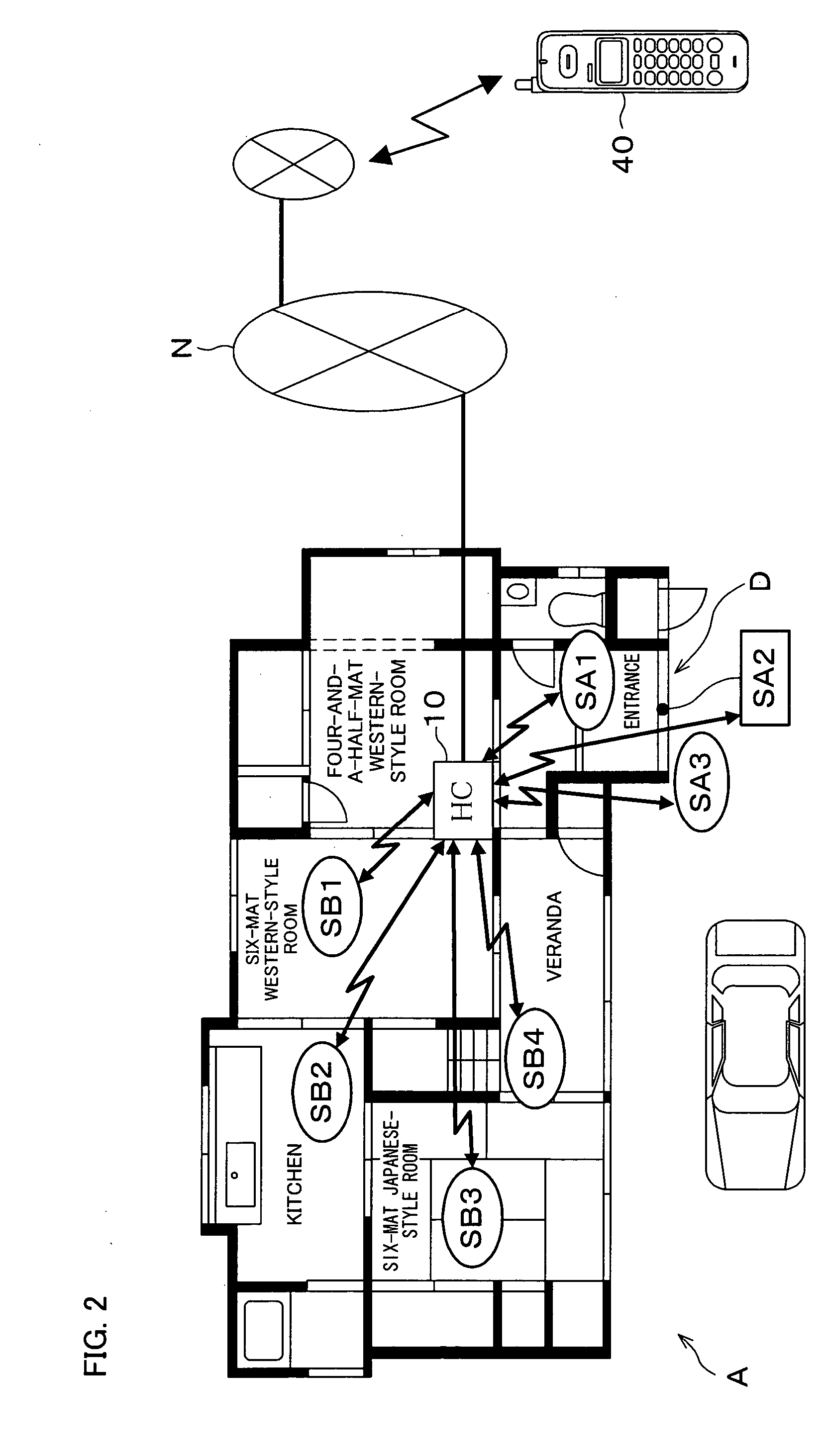 Mechanical security system, control device, remote annunciator, control method and control program, computer-readable recording medium recording control program