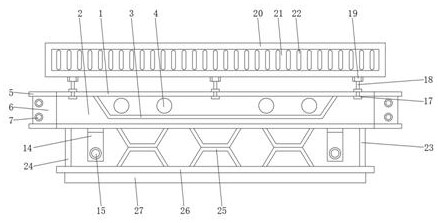 Firm automobile water tank support