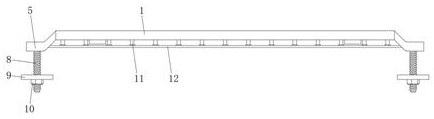 Firm automobile water tank support