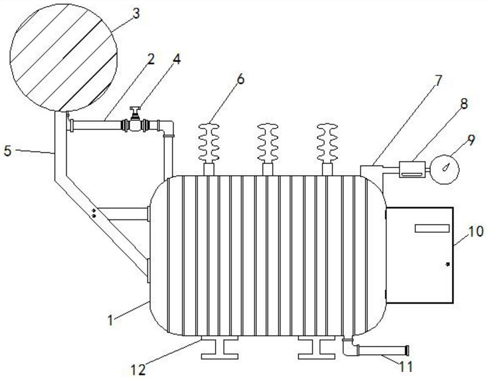 A top-layer oil temperature monitoring device and oil temperature monitoring method of an oil-immersed transformer