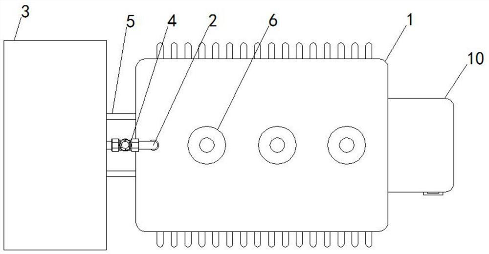 A top-layer oil temperature monitoring device and oil temperature monitoring method of an oil-immersed transformer