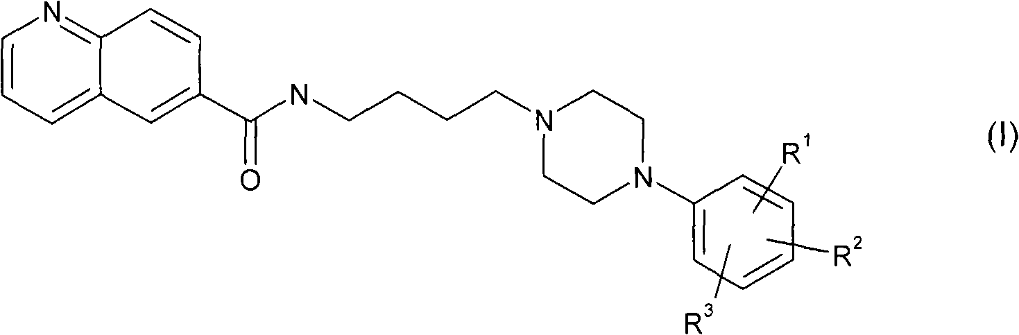 Aryl piperazine derivatives useful for the treatment of neuropsychiatry disorders