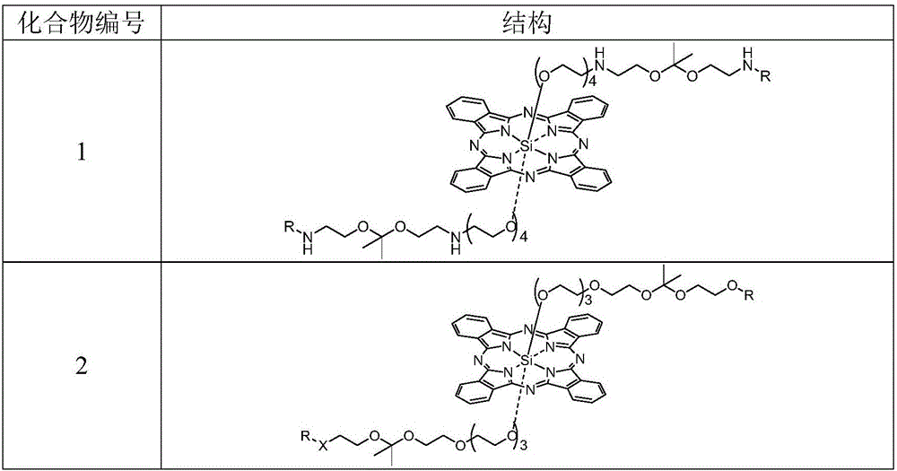 pH sensitive axially substituted silicon phthalocyanine complex, preparing method of pH sensitive axially substituted silicon phthalocyanine complex and application of pH sensitive axially substituted silicon phthalocyanine complex to medicines