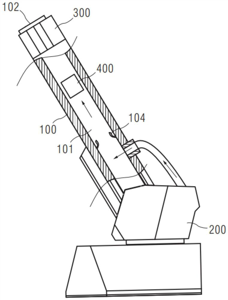 Pneumatic bird-repelling bullet firing device